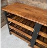 Wells Reclamation Double Fruit Crate Shelving Unit