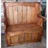 Wells Reclamation Pine Kitchen Settle