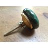 Wells Reclamation Ceramic Cupboard Knobs (Green)