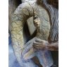 Wells Reclamation Hand Carved Wooden Mermaid
