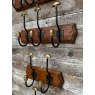 Wells Reclamation Brass Mounted Hat & Coat Hooks