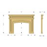 Wells Reclamation Stone Fireplace (George & Pilgrim)