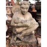 Reclaimed Garden Statue 'Mother & Child'