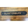 Wells Reclamation Wooden Sign (Glastonbury)