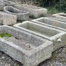 Wells Reclamation Hand Carved Natural Stone Horse Troughs