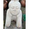 Hand Carved Stone Curvy Lady