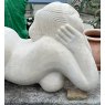 Wells Reclamation Fabulous Hand Carved Stone Curvy Lady Statue