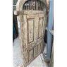 Wells Reclamation Small Arched Teak Doors with Frame