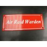 Enamel Sign (Air Raid)