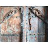 Impressive Pair of Carved Teak Doors