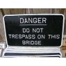 Cast Iron Sign (Danger)