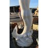 Wells Reclamation White Cast Iron Mermaid Statue (Large)