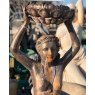 Large Cast Iron Mermaid Statue (Bronze)