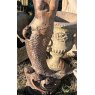 Wells Reclamation Large Cast Iron Mermaid Statue (Bronze)