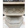 Wells Reclamation Hand Carved Stone Font