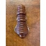 Polished Wooden Beehive Escutcheon (Nickel)