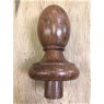 Wells Reclamation Carved Teak Finial