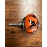 Wells Reclamation Ceramic Cupboard Knobs (Orange)