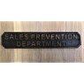 Wells Reclamation Wooden Sign (Sales Prevention)