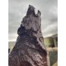 Wells Reclamation Large Howling Wolf Cast Iron Statue