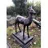Cast Iron Deer Statue