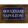 Enamel Sign (Boulevard Napoleon)