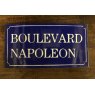 Enamel Sign (Boulevard Napoleon)