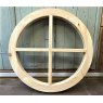 Wells Reclamation Large Round Window (Pine)