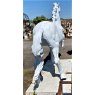 Wells Reclamation Large White Cast Iron Horse