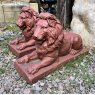 Wells Reclamation Pairs of Cast Iron Lions