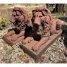 Wells Reclamation Pairs of Cast Iron Lions