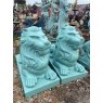 Wells Reclamation Large Cast Iron Lions