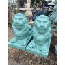Wells Reclamation Large Cast Iron Lions