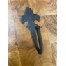 Hand Wrought Iron Fleur-de-Lys Hook