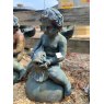 Wells Reclamation Cast Iron Cherub Water Feature