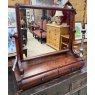 Large Victorian Mahogany swing mirror
