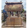 Wells Reclamation Massive Chinese "Ding" Vessel Bronzed Cast Iron Planter