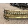 Vintage Victorian decorative Brass Fender