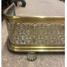 Wells Reclamation Victorian lattice Brass Fender