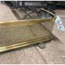 Wells Reclamation Victorian lattice Brass Fender