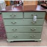 Victorian painted Mahogany chest of drawers
