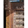Wells Reclamation Indian 1800's fortified carved teak doors