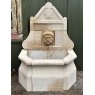 Wells Reclamation Hand Carved Natural Stone Wall Fountain