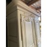 Wells Reclamation Stunning 18th Century Painted French Oak Armoire