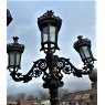 Wells Reclamation Ornate Four Arm Cast Iron Lamp Post