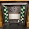 Antique Edwardian Art Nouveau fireplace