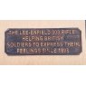 Wells Reclamation Wooden sign  (Lee Enfield)