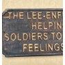 Wooden sign  (Lee Enfield)