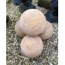 Wells Reclamation Small Hand Carved Natural Stone Balls