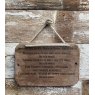 Wells Reclamation Wooden Sign (Somme Song)